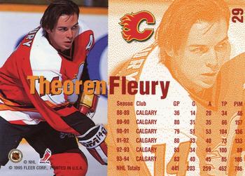 1994-95 Fleer #29 Theoren Fleury Back