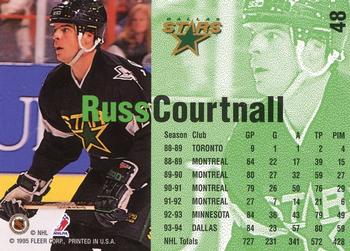 1994-95 Fleer #48 Russ Courtnall Back