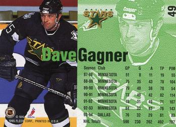 1994-95 Fleer #49 Dave Gagner Back