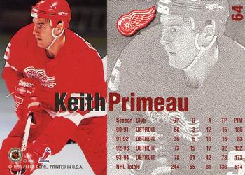 1994-95 Fleer #64 Keith Primeau Back