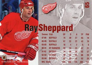 1994-95 Fleer #65 Ray Sheppard Back
