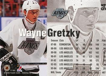 1994-95 Fleer #94 Wayne Gretzky Back