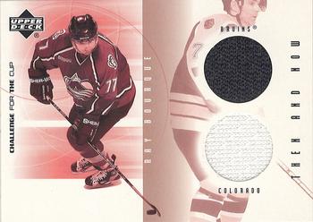 2001-02 Upper Deck Challenge for the Cup - Jerseys #TN-RB Ray Bourque Front