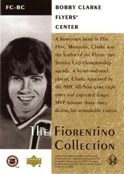 2001-02 Upper Deck Legends - Fiorentino Collection #FC-BC Bobby Clarke Back