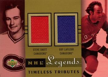 2001-02 Upper Deck Legends - Timeless Tributes #TT-SL Steve Shutt / Guy Lafleur Front