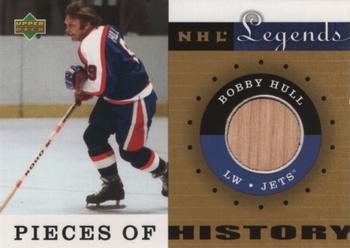 2001-02 Upper Deck Legends - Pieces of History #PH-BH Bobby Hull Front