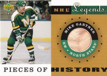 2001-02 Upper Deck Legends - Pieces of History #PH-MG Mike Gartner Front