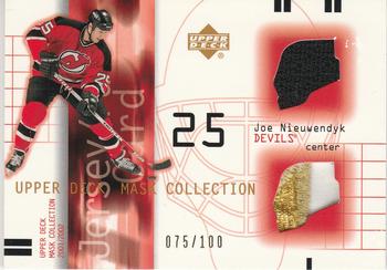 2001-02 Upper Deck Mask Collection - Jersey and Patch #JP-JN Joe Nieuwendyk Front
