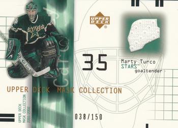 2001-02 Upper Deck Mask Collection - Jerseys #J-MT Marty Turco Front