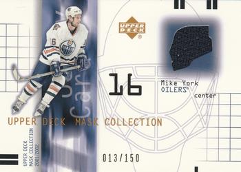2001-02 Upper Deck Mask Collection - Jerseys #J-MY Mike York Front