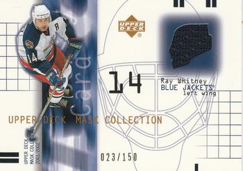 2001-02 Upper Deck Mask Collection - Jerseys #J-RW Ray Whitney Front