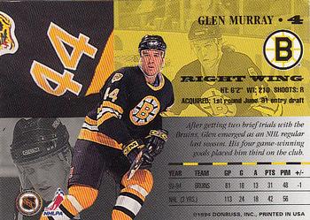 1994-95 Leaf #4 Glen Murray Back