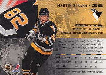 1994-95 Leaf #36 Martin Straka Back