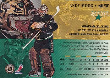 1994-95 Leaf #47 Andy Moog Back