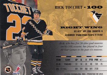 1994-95 Leaf #100 Rick Tocchet Back