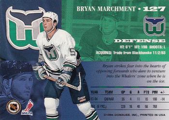 1994-95 Leaf #127 Bryan Marchment Back
