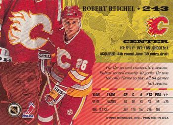 1994-95 Leaf #243 Robert Reichel Back