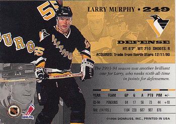 1994-95 Leaf #249 Larry Murphy Back