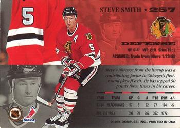 1994-95 Leaf #257 Steve Smith Back