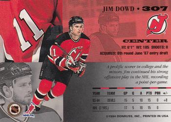1994-95 Leaf #307 Jim Dowd Back