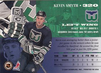 1994-95 Leaf #320 Kevin Smyth Back