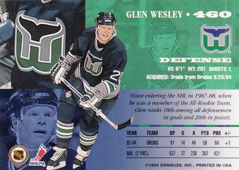 1994-95 Leaf #460 Glen Wesley Back