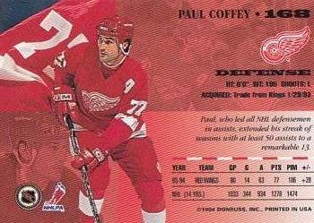 1994-95 Leaf #168 Paul Coffey Back