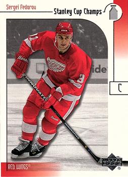 2001-02 Upper Deck Stanley Cup Champs #56 Sergei Fedorov Front