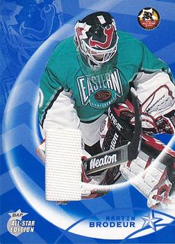 2002-03 Be a Player All-Star Edition - Jerseys #AS-7 Martin Brodeur Front