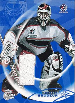 2002-03 Be a Player All-Star Edition - Jerseys #AS-9 Martin Brodeur Front