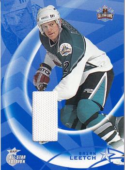2002-03 Be a Player All-Star Edition - Jerseys #AS-50 Brian Leetch Front