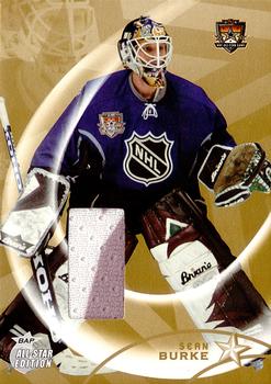 2002-03 Be a Player All-Star Edition - Jerseys Gold #AS-13 Sean Burke Front