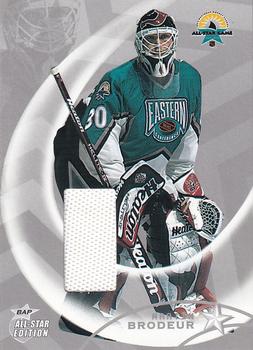2002-03 Be a Player All-Star Edition - Jerseys Silver #AS-8 Martin Brodeur Front