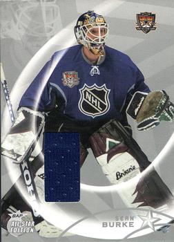 2002-03 Be a Player All-Star Edition - Jerseys Silver #AS-13 Sean Burke Front