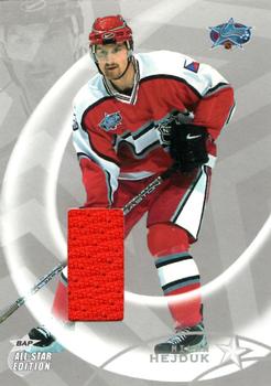 2002-03 Be a Player All-Star Edition - Jerseys Silver #AS-29 Milan Hejduk Front