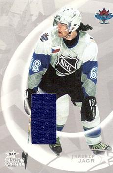 2002-03 Be a Player All-Star Edition - Jerseys Silver #AS-35 Jaromir Jagr Front