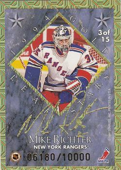 1994-95 Leaf - Gold Leaf Stars #3 Patrick Roy / Mike Richter Back
