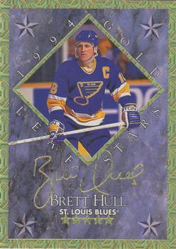 1994-95 Leaf - Gold Leaf Stars #4 Brett Hull / Pavel Bure Back