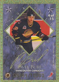 1994-95 Leaf - Gold Leaf Stars #4 Brett Hull / Pavel Bure Front