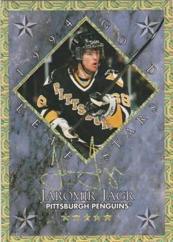 1994-95 Leaf - Gold Leaf Stars #15 Jaromir Jagr / Mark Recchi Front