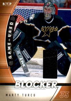 2002-03 Be a Player Between the Pipes - Blockers #GB-7 Marty Turco Front