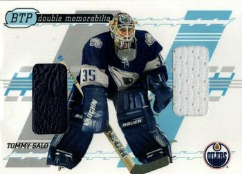 2002-03 Be a Player Between the Pipes - Double Memorabilia #DM-8 Tommy Salo Front