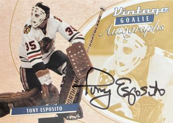 2002-03 Be a Player Between the Pipes - Goalie Autographs #32 Tony Esposito Front