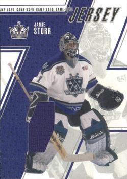 2002-03 Be a Player Between the Pipes - Game-Used Jerseys #GUJ-43 Jamie Storr Front
