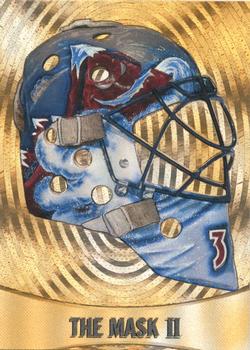 2002-03 Be a Player Between the Pipes - Masks II Gold #M-8 Patrick Roy Front