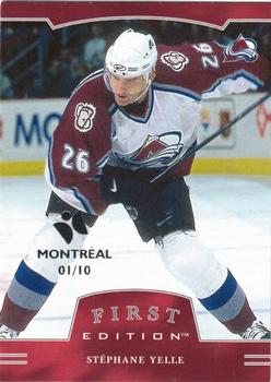 2002-03 Be a Player First Edition - Montreal Collectors International #060 Stephane Yelle Front