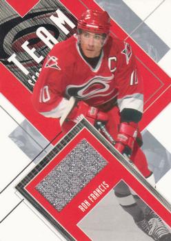 2002-03 Be a Player First Edition - Team Scoring Leaders #TSL-05 Ron Francis Front
