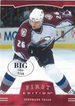 2002-03 Be a Player First Edition - Vancouver The Big One #060 Stephane Yelle Front