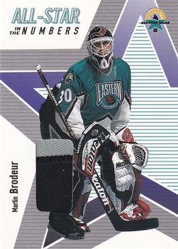 2002-03 Be a Player Memorabilia - All-Star Numbers #ASN-01 Martin Brodeur Front