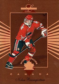 1994-95 Leaf Limited - World Juniors Canada #1 Nolan Baumgartner Front